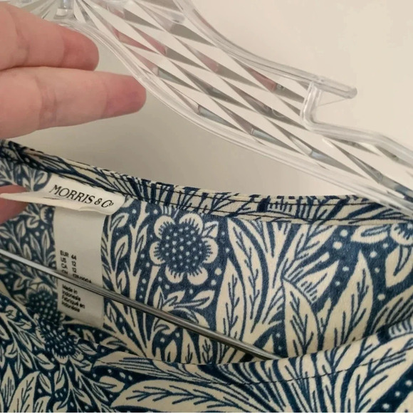 Morris & Co X Target Blue White Floral Dress  12 - Picture 12 of 13